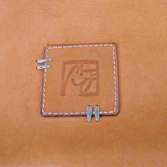 Bridas Cognac Leather Top Handle Satchel Bag Pre-Owned Classic - Picture 14 of 14